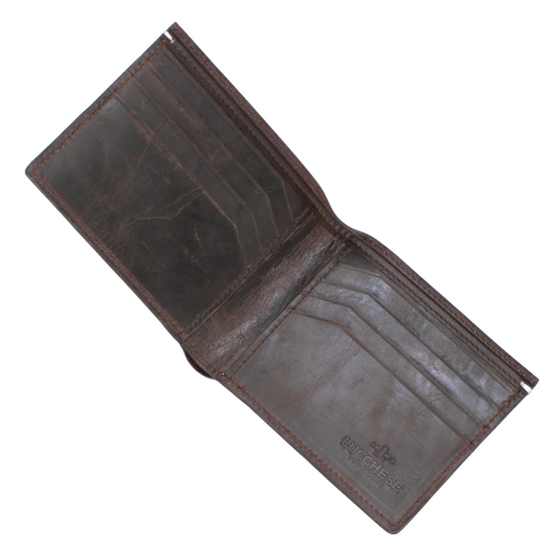 Lucchesse-inc Hipster Wallet - Mad Dog :: Chocolate Wallets Lucchesse-inc Hipster Wallet - Mad Dog :: Chocolate Wallets