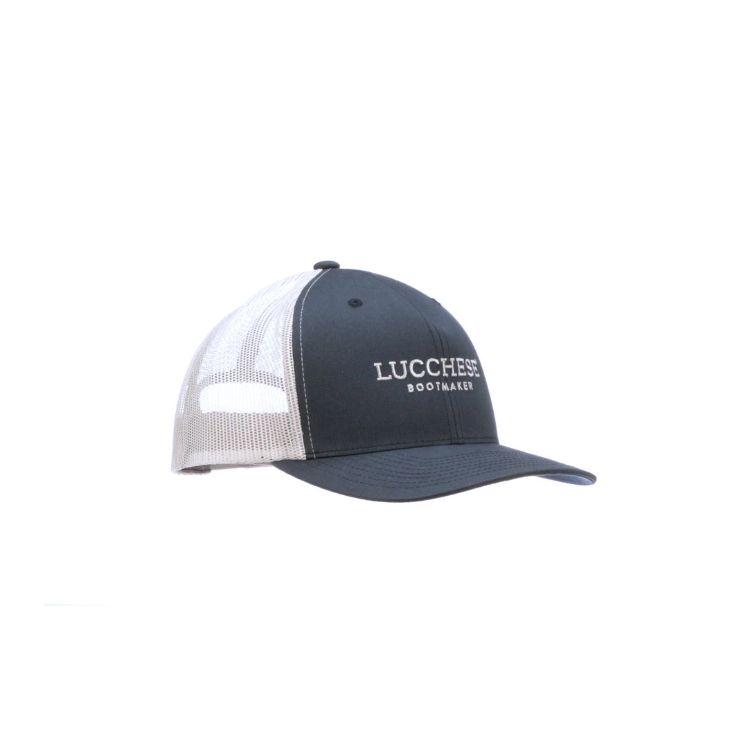 Lucchese-inc Mesh Trucker Cap :: Navy Silver Hats Lucchese-inc Mesh Trucker Cap :: Navy Silver Hats