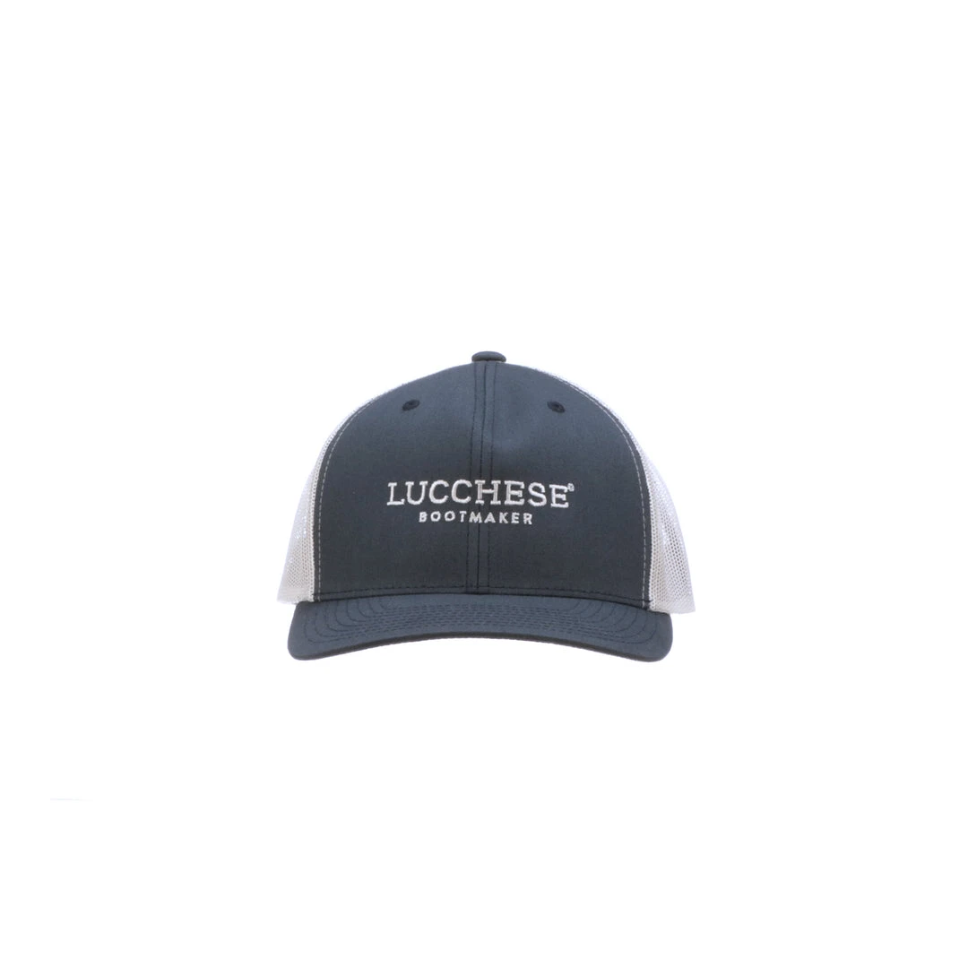 Lucchese-inc Mesh Trucker Cap :: Navy Silver Hats Lucchese-inc Mesh Trucker Cap :: Navy Silver Hats