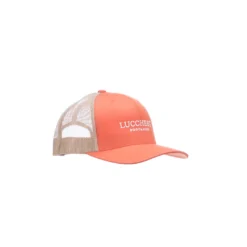 Lucchese-inc Mesh Trucker Cap :: Rustic Orange Khaki Hats