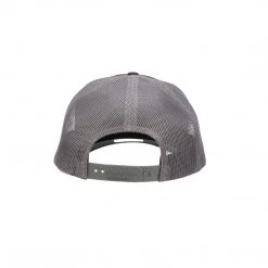 Lucchesse-inc Leather Patch Cap :: Black + Charcoal
