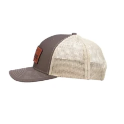 Best Pirce ๐ Lucchesse-inc Leather Patch Cap :: Brown + Khaki ๐ 4 Lucchesse-inc Leather Patch Cap :: Brown + Khaki