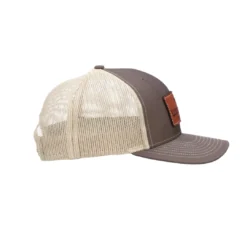 Best Pirce ๐ Lucchesse-inc Leather Patch Cap :: Brown + Khaki ๐ 6 Lucchesse-inc Leather Patch Cap :: Brown + Khaki