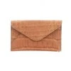 Lucchese-inc Envelope Card Case – Crocodile :: Cognac Wallets