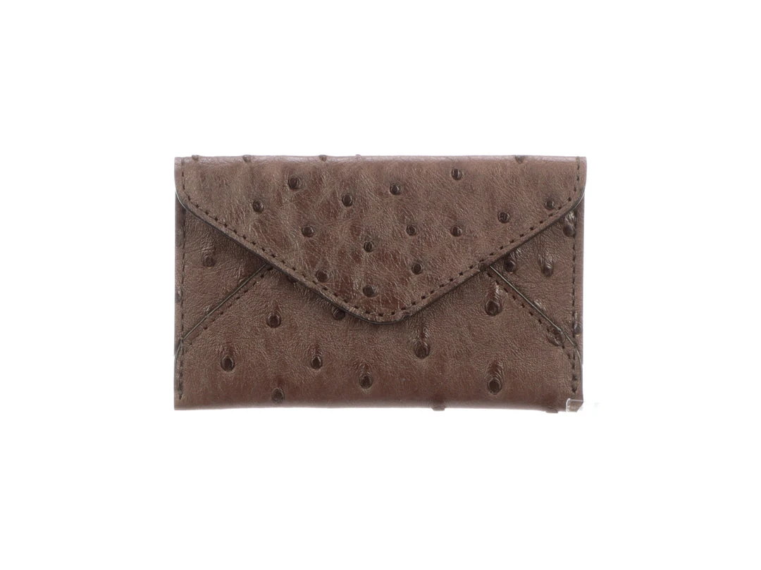 Lucchese-inc Wallets Envelope Card Case – Ostrich :: Sienna Lucchese-inc Wallets Envelope Card Case – Ostrich :: Sienna