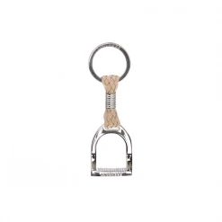 Lucchesse-inc Stirrup Keychain :: Natural Other Accessories