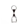 Lucchesse-inc Stirrup Keychain :: Brown