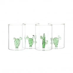 Lucchese-inc Other Accessories Cactus Glassware :: Green