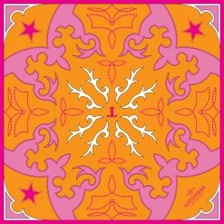 Lucchese-inc Western Silk Scarf :: Pink