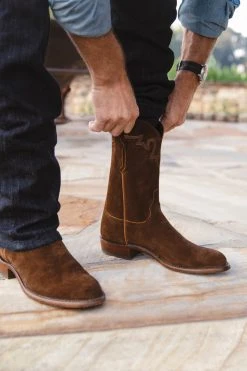 Lucchesse-inc Sunset Suede :: Chocolate Men