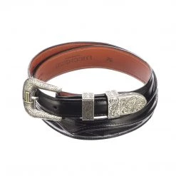 Lucchese-inc Seville Stitch Goat Tapered :: Black