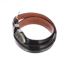 Lucchese-inc Seville Stitch Goat Tapered :: Black