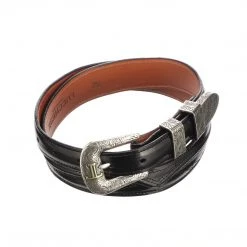 Lucchese-inc Seville Stitch Goat Tapered :: Black