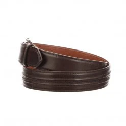 Lucchese-inc Belts Hobby Stitch Baby Buffalo :: Whiskey