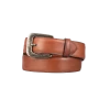 Lucchese-inc Smooth Baby Buffalo :: Cognac Belts