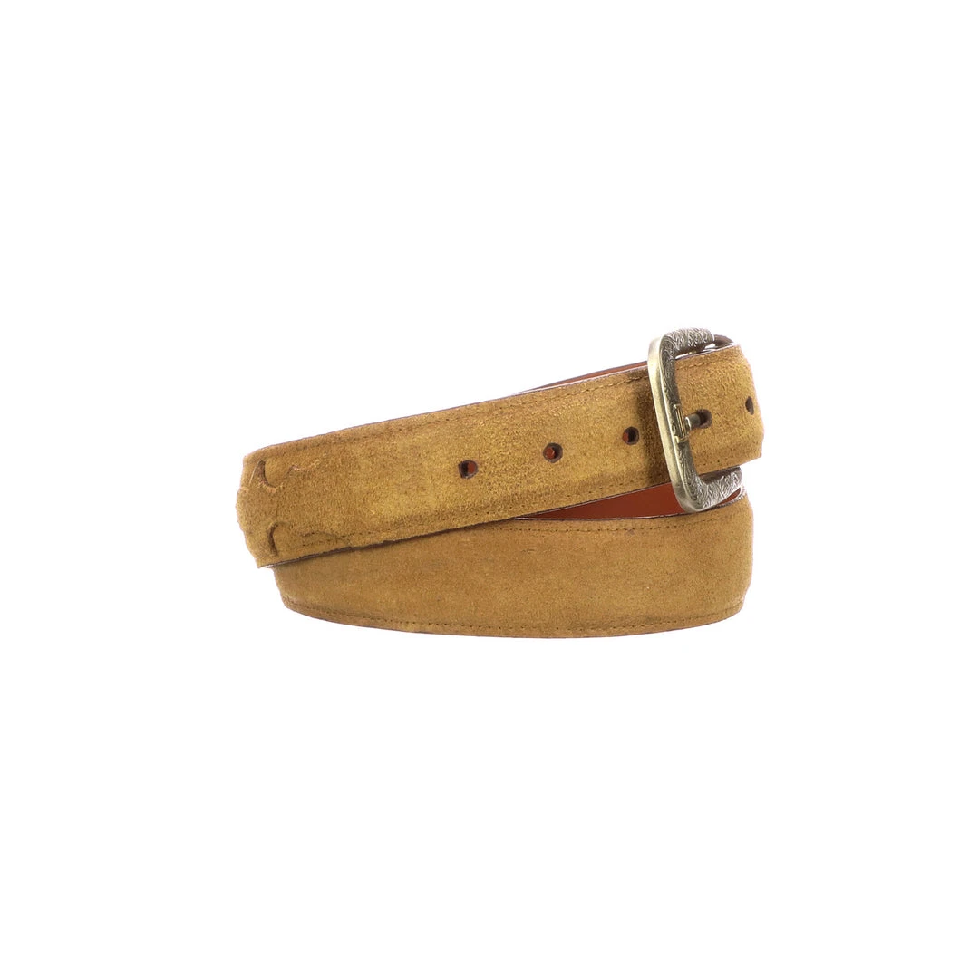 Lucchese-inc Belts Comanche Suede :: Sand Lucchese-inc Belts Comanche Suede :: Sand