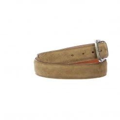 Lucchese-inc Belts Comanche Suede :: Olive