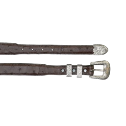 Lucchese-inc Full Quill Ostrich Tapered :: Sienna