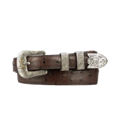 Lucchese-inc Full Quill Ostrich Tapered :: Sienna