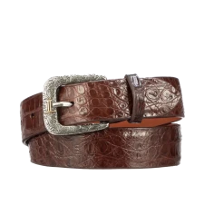 Lucchese-inc Belts Ultra Belly Caiman :: Sienna