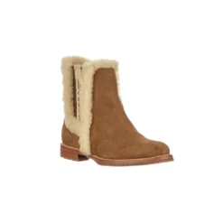 Lucchese-inc Shearling Garden Boot :: Tan BOOTS