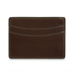 Lucchese-inc Wallets Credit Card Case – Calfskin :: Sienna