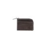 Lucchesse-inc Zip Card Case - Mad Dog :: Chocolate