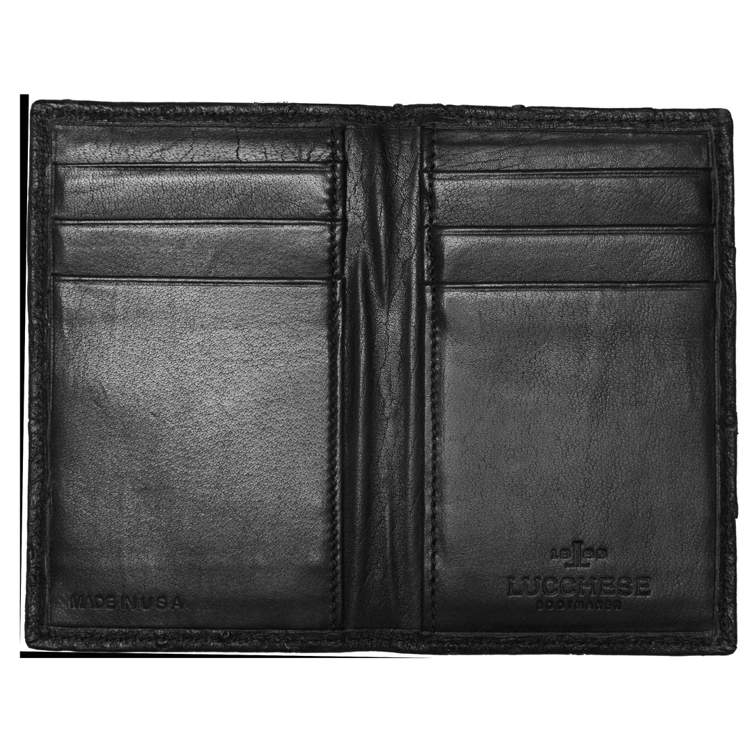 Lucchese-inc Bifold Wallet โ Ostrich :: Black Wallets Lucchese-inc Bifold Wallet โ Ostrich :: Black Wallets