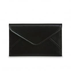 Lucchese-inc Wallets Envelope Card Case – Calfskin :: Black