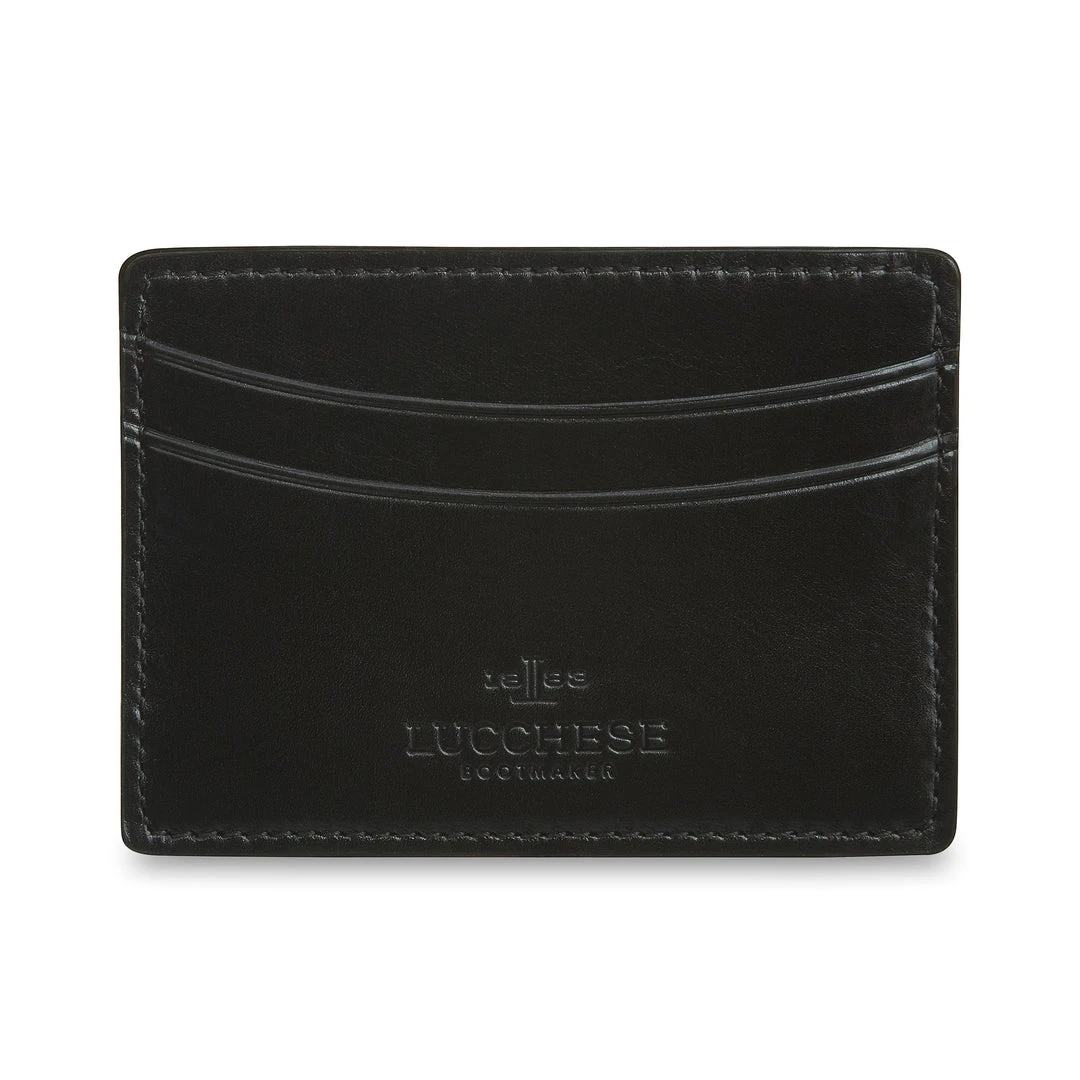Lucchese-inc Credit Card Case โ Calfskin :: Black Lucchese-inc Credit Card Case โ Calfskin :: Black