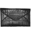 Lucchese-inc Envelope Card Case – Crocodile :: Black