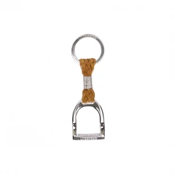 Lucchese-inc Stirrup Keychain :: Mustard