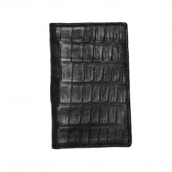 Lucchese-inc Wallets Bifold Wallet – Crocodile :: Black