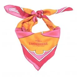Lucchese-inc Western Silk Scarf :: Pink