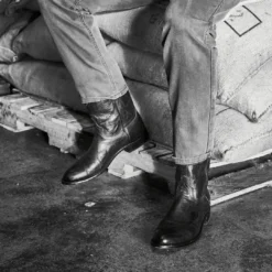 Lucchese-inc Boots Sunset Roper :: Black