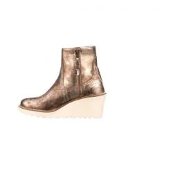 Lucchese-inc BOOTS Music City Wedge Bootie :: Metallic Gold