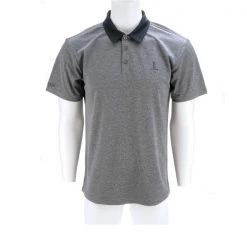 Lucchese-inc APPAREL Mirrored L Polo :: Heather Navy