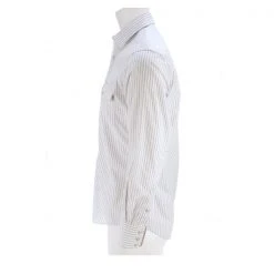 Lucchese-inc APPAREL El Paso :: White/Blue Stripe