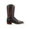 Lucchese-inc Lance :: Black + Black Cherry Boots