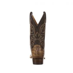 Lucchese-inc Haan :: Tan + Chocolate Boots