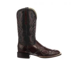 Lucchese-inc Boots Roy :: Black Cherry + Black