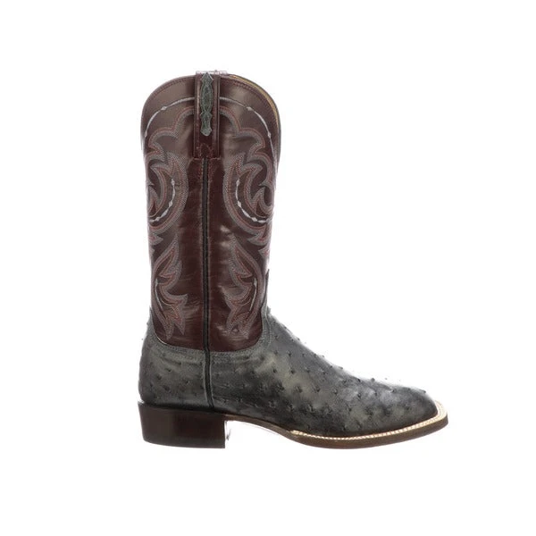 Lucchese-inc Boots Harris :: Anthracite Grey + Black Cherry Lucchese-inc Boots Harris :: Anthracite Grey + Black Cherry