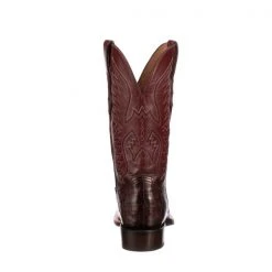 Lucchese-inc Bryan Exotic :: Black Cherry + Sangria