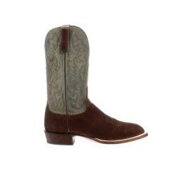 Lucchese-inc Boots Levi :: Rust + Sky Blue