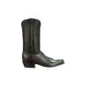 Lucchese-inc Boots Cruz :: Charcoal + Black