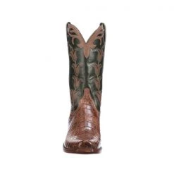 Lucchese-inc Tulip Exotic :: Mink + Green
