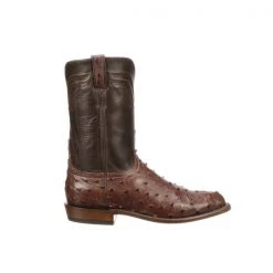 Lucchese-inc Augustus :: Sienna + Dark Brown Boots