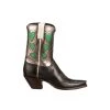 Lucchese-inc Queen Of Hearts :: Black + Pewter BOOTS