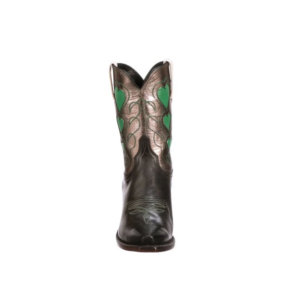 Lucchese-inc Queen Of Hearts :: Black + Pewter BOOTS Lucchese-inc Queen Of Hearts :: Black + Pewter BOOTS