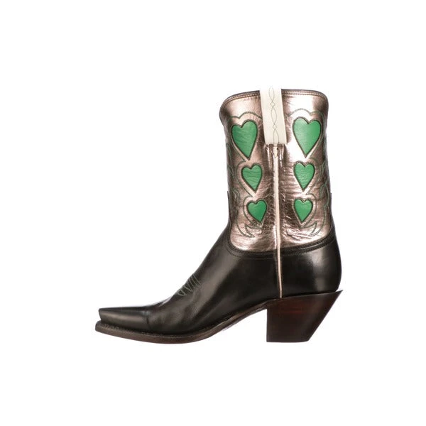 Lucchese-inc Queen Of Hearts :: Black + Pewter BOOTS Lucchese-inc Queen Of Hearts :: Black + Pewter BOOTS